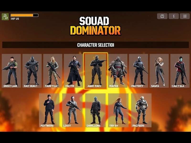 Squad Dominator Character Selection